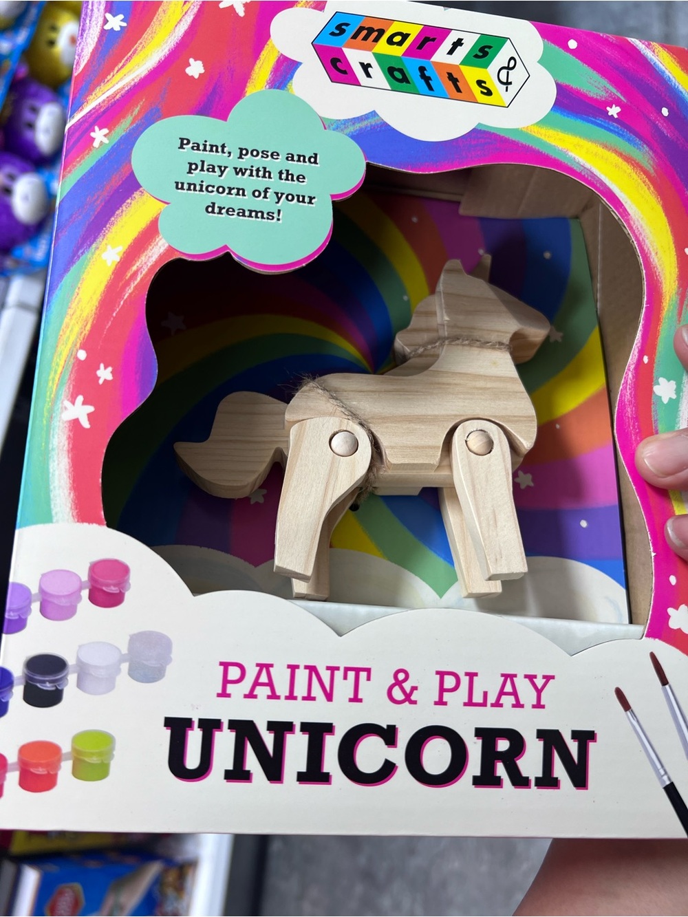 Paint & Play Wooden Unicorn - Kit